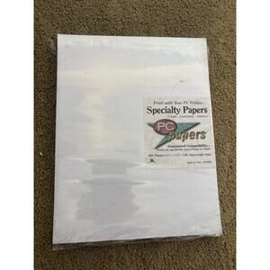 AMPAD DESIGNER PC PAPER 8.5" x 11" ocean sunset About 100 Sheets Opened